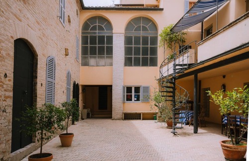 Fermo House | Room at Palazzo, terrace, historical center, 7 km from beaches.