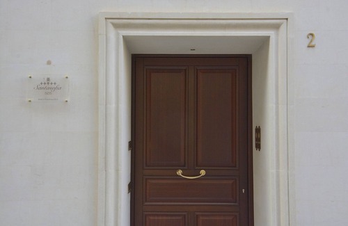 Martano Apartment | Room 'Camera Pistis' with Wi-Fi and Air Conditioning