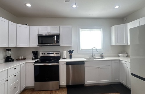 Waynesboro Apartment | Room fully furnished with a comfortable bed and a modern sofa bed and plenty of natural light,