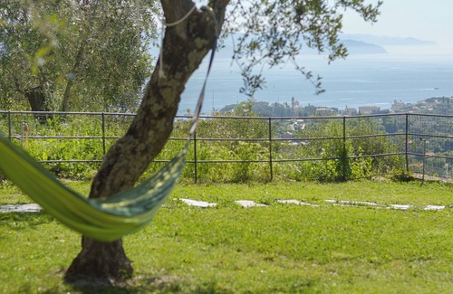 San Lorenzo della Costa Apartment | Room 'Verde' with Sea View, Wi-Fi and Air Conditioning