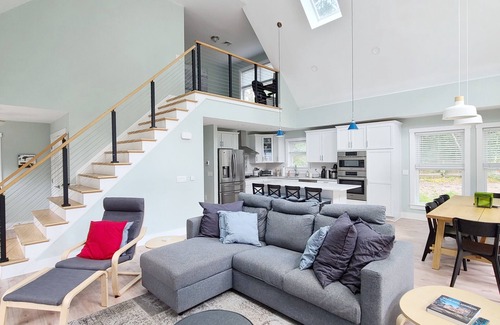 Wellfleet House | Roomy 3BD+ Home-Central A/C, Deck, Fire Pit, Fenced-in Yard & Outdoor Shower