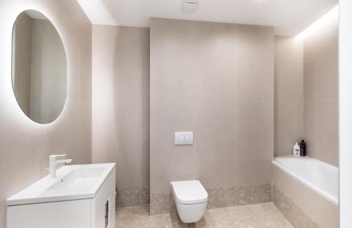 Sector 1 Apartment | Roots One - Lakeview Escape with Balcony & Parking