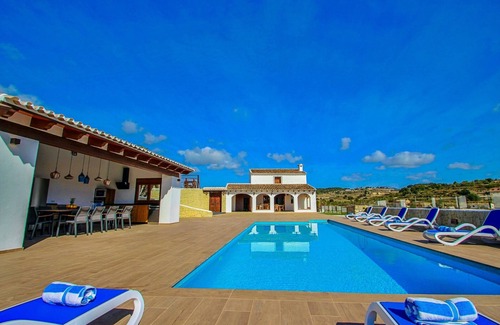 Teulada Villa | Rosalia - holiday home with panoramic view and private pool in Teluda