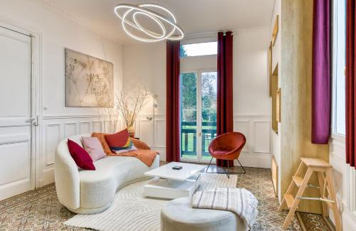Grand-Couronne Apartment | Rose écrin de charme avec parking terrasse privée et jardin partagé