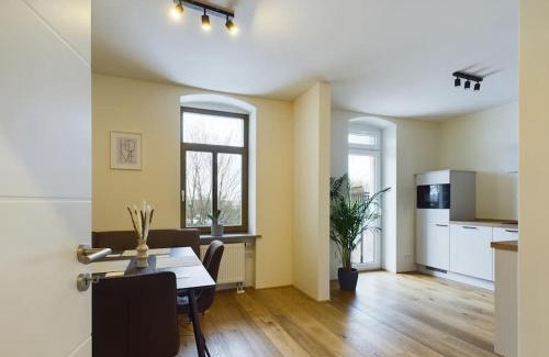 Hilbersdorf Apartment | Royal Apart Chemnitz 1 - Terrasse nahe Zeisigwald