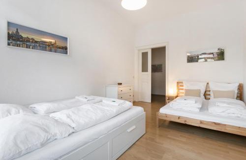 Leipziger Vorstadt Apartment | Ruhiges Apartment am Rande des Szeneviertels