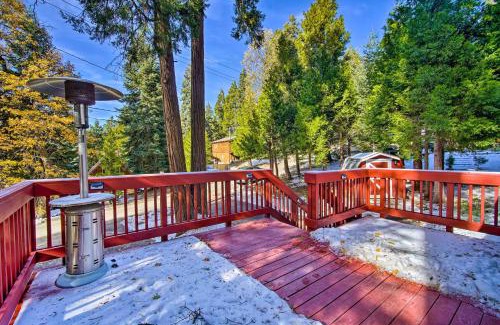Running Springs House | Running Springs Cabin with Deck and Forest Views