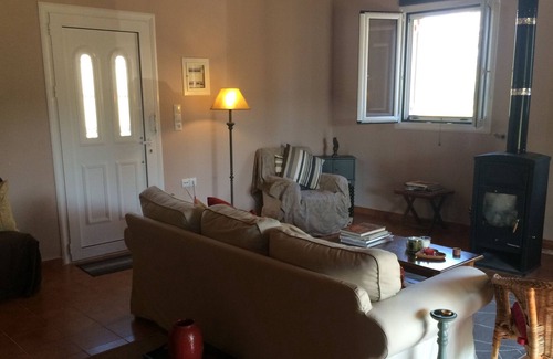 Archea Pissa Cottage | rural studio in olive grove with Olympian mountain views