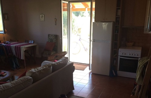 Archea Pissa Cottage | rural studio in olive grove with Olympian mountain views