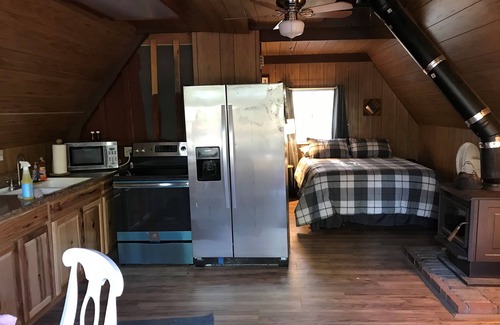 Crown King Apartment | rustic a frame cabin in woods