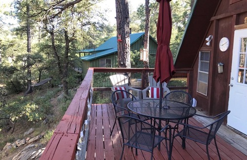 Crown King Apartment | rustic a frame cabin in woods