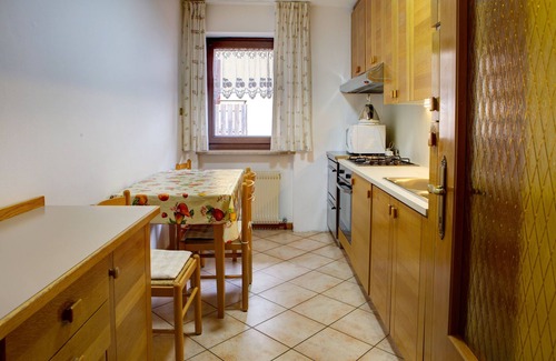 Moena Apartment | Rustic Apartment "Casa March 2" with Wi-Fi, Balcony, Garden & Mountain View
