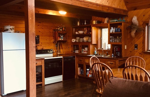 Hesston Cabin | Rustic Cabin in the Woods Close to Raystown Lake - DOG Friendly