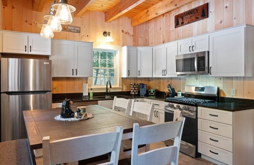 Bryant Pond House | Rustic Cabin near Lakes, Hiking, Biking