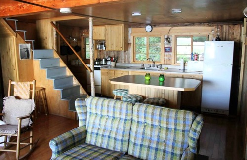 Greenville Cabin | Rustic camp on the shores of Upper Wilson Pond