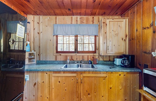Mercer Cabin | Rustic dog-friendly cabin on Grand Portage Lake with lake views, firepit, WiFi