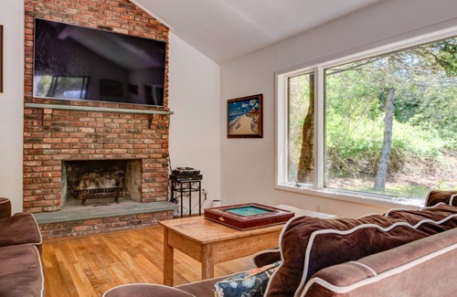 Amagansett North House | Rustic, Eclectic-style home with private pool, flooding natural light,...
