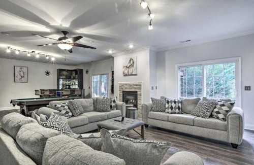 Pinehurst House | Rustic Escape w Game Room and Modern Amenities