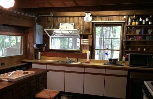 South Casco Cabin | Rustic Family-Friendly Cabin on Sebago Lake - Private Sandy Beach
