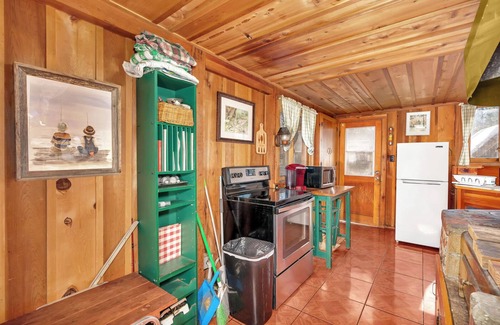 West Village Cabin | Rustic Knotty Pine - Old Cabin Vibes