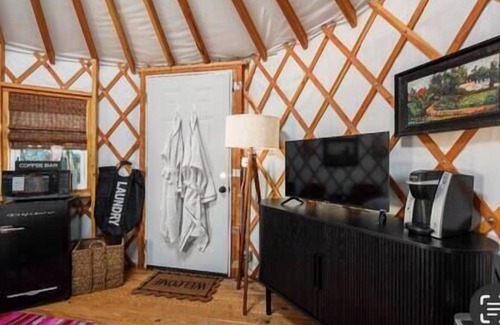 Woodway Cabin | Rustic Luxe Yurt- Unit #1