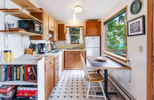 Port Angeles House | Rustic, off-the-grid lakefront home with private dock & woodstove - dog-friendly