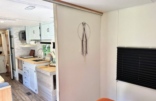 Fairview House | Rustic Remodeled Camper on Mini Farm with Farm Fresh Eggs