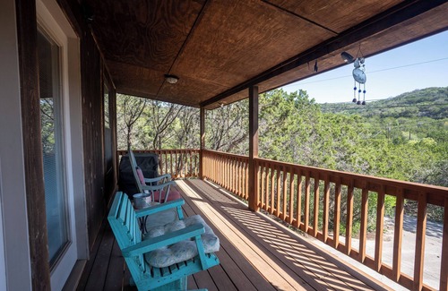 Concan House | Rustic two bedroom home nestled on Cedar Ridge Lane.