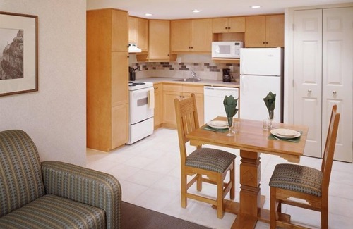 Banff Condo | Rustic Value Banff Condo with Fireplace!