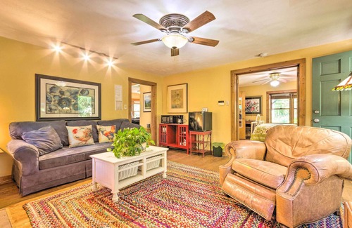 Skyland Cabin | Rustic-Yet-Cozy Cabin w/Patio, 12 Mi to Asheville