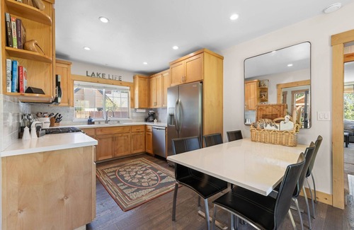 Tahoe City House | Rustling Grove - Pet-Friendly, Walking to Lake & Downtown - Private Hot Tub