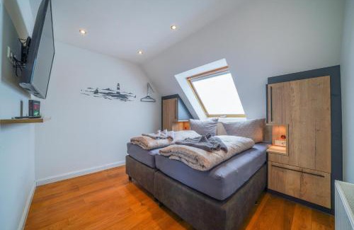 Borkum Apartment | Südstrandhus Urlaub mit Hund Wohnung 4 oben