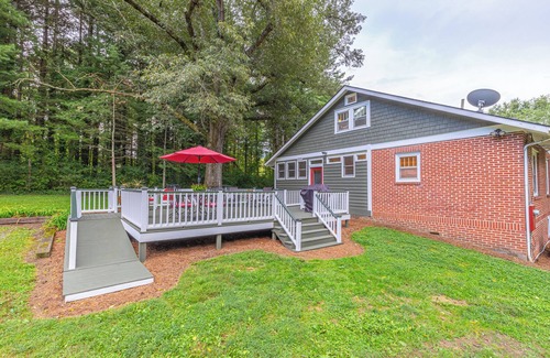Fletcher House | S. Asheville's paradise on 15 acres, well water, power, internet, barn, creek!