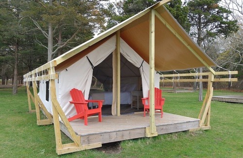 East Hampton RV Rental | Safari Tent Glamping,S4-CedarPt, East Hampton, NY
