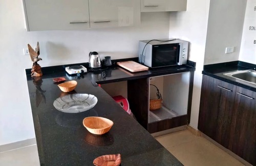 Ain Sokhna Ski Chalet | Salty Sea life - 2 bedroom wide pool view at Azha
