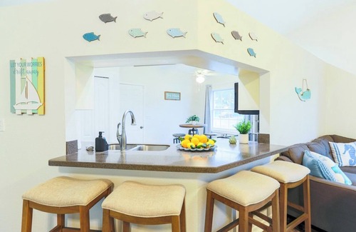 Palm Harbor House | SaltyTide Getaway | Nightlife, Pool, Play, Beach