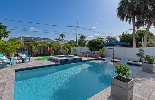 Naples Park House | Sanctuary Home Naples-Private Pool and Lanai!