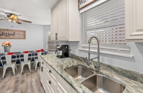 Gulf Lagoon Beach House | Sand Castle-Pool, Game Rooms, covered outdoor space with tiki bar, 1min walk to beach