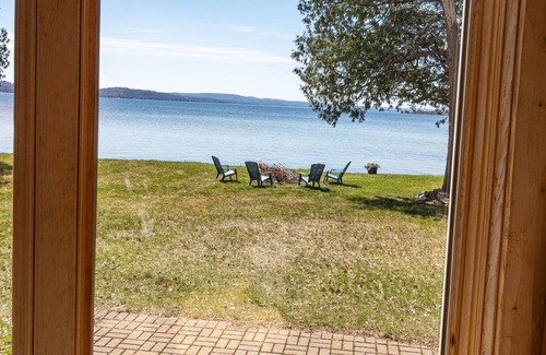 Traverse City Ski Chalet | Sandy Beach and Sunsets on Lake Leelanau