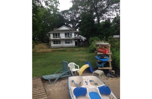 Twin Lake House | Sandy beachfront and clean water. Endless activities