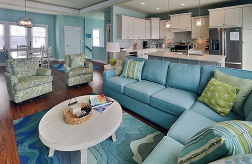 Village of Stump Sound House | Sandy Feet | Oceanfront with Hot tub