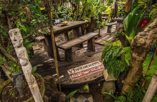 Kaliasem House | Santhika Bed and Breakfast Lumbung bungalow