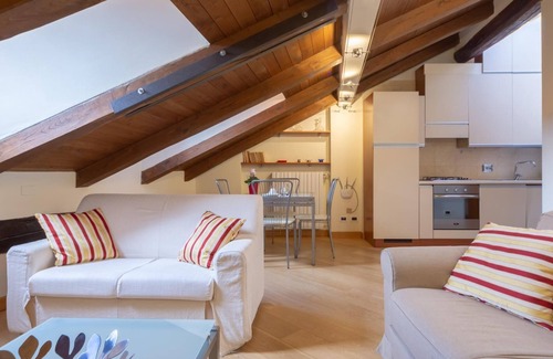 Historic Center Apartment | Santo Stefano Apartments Attic with Terrace