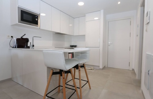 Santiago de la Ribera Apartment | Sanuk south facing balcony in Santiago de la Ribera