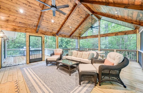 Cashiers House | Sapphire Home with Fireplace Near Skiing and Hiking!