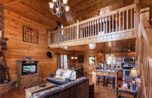 Ellijay Cabin | Sarah's Mountain Hideaway - Hot Tub, Fire Pit