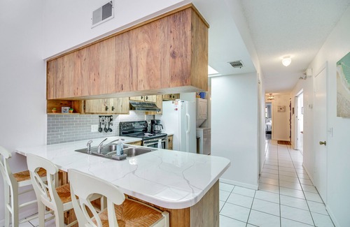 Tropic House | Satellite Beach Townhome w/Patios: 2 Mi to Beach
