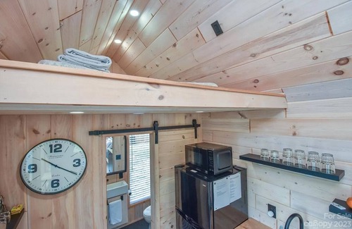 Salisbury Apartment | Scandinavian tiny home surrounded by nature with patio, solo fire pit, grill.