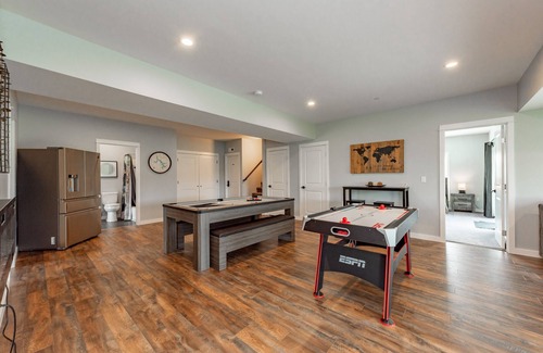 Waterfront Greens House | Scenic Dog Friendly Stay w/Hot Tub & Fire Pit