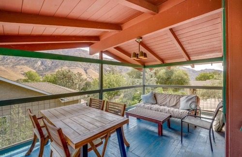 Kernville House | Scenic Kernville Getaway with Deck and Mountain Views!